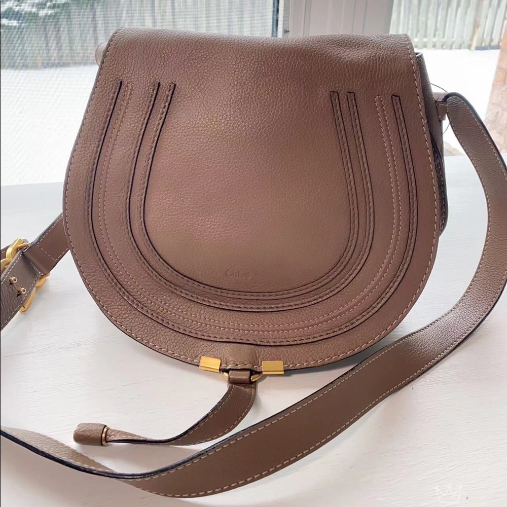 Chloe Medium Marcle Round Crossbody Bag